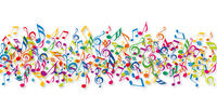 Notes de musique - Musique - Couleurs